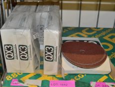 8x Boxes QX3 Abrasive Discs - 25 per box.