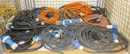 20x Various Lengths mixed voltages External Extension Cables