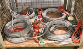 8x Wire Rope With Hook.