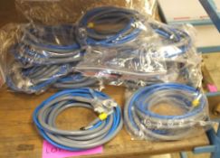 9x Cable assemblies