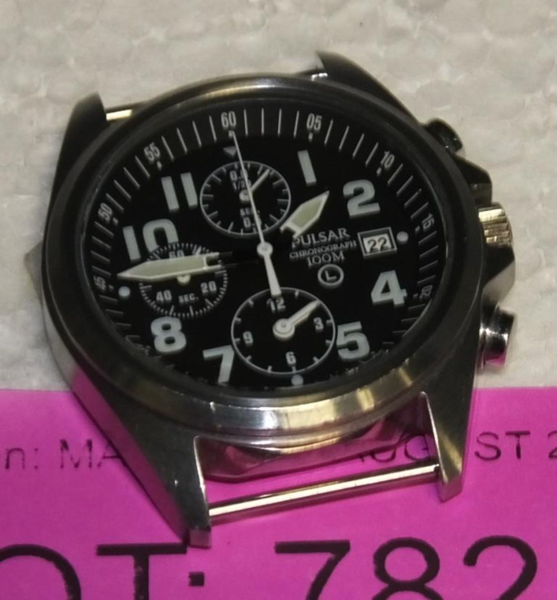 Pulsar Chronograph Watch 100m - Image 2 of 3