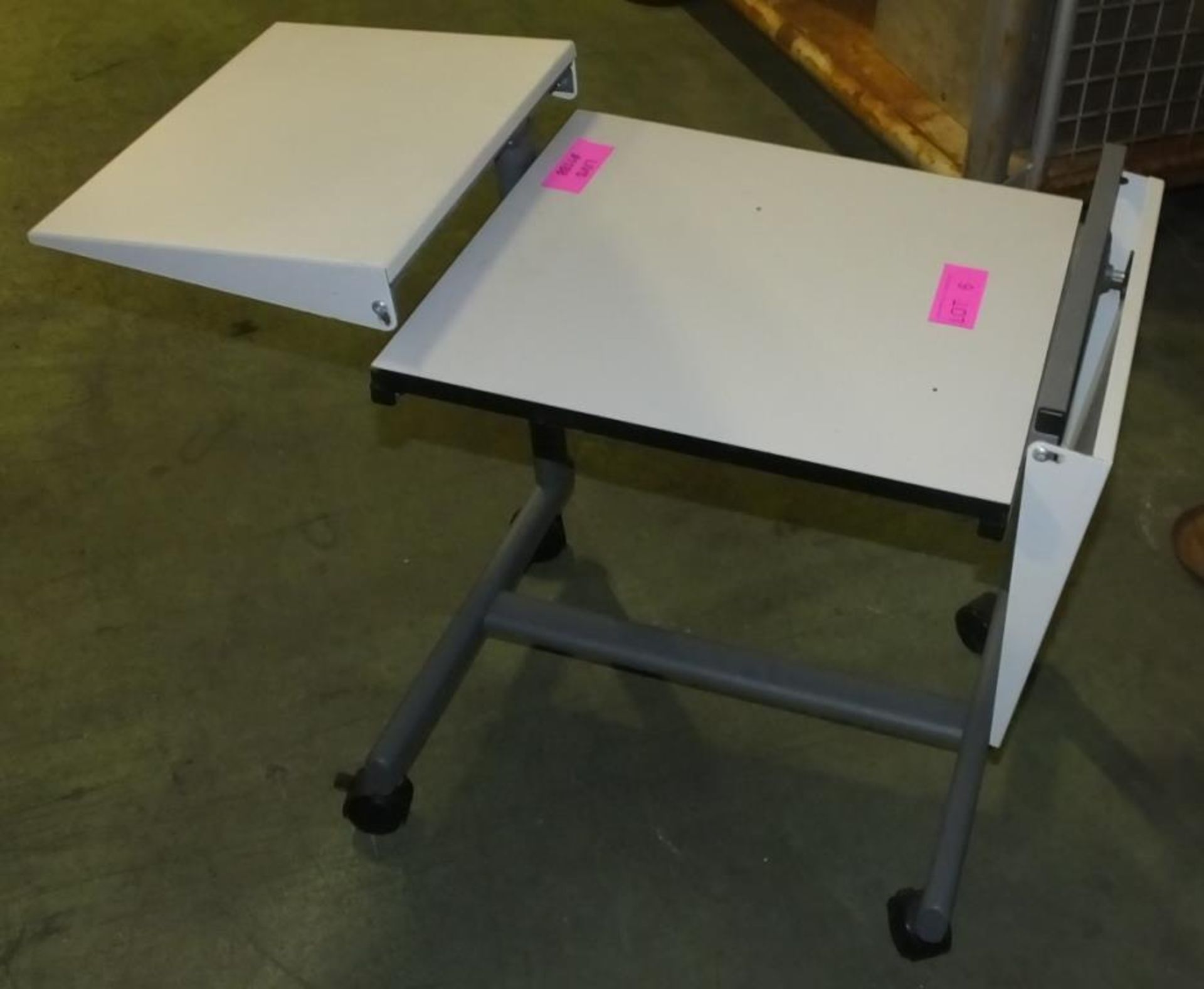 Fold up sided mobile table