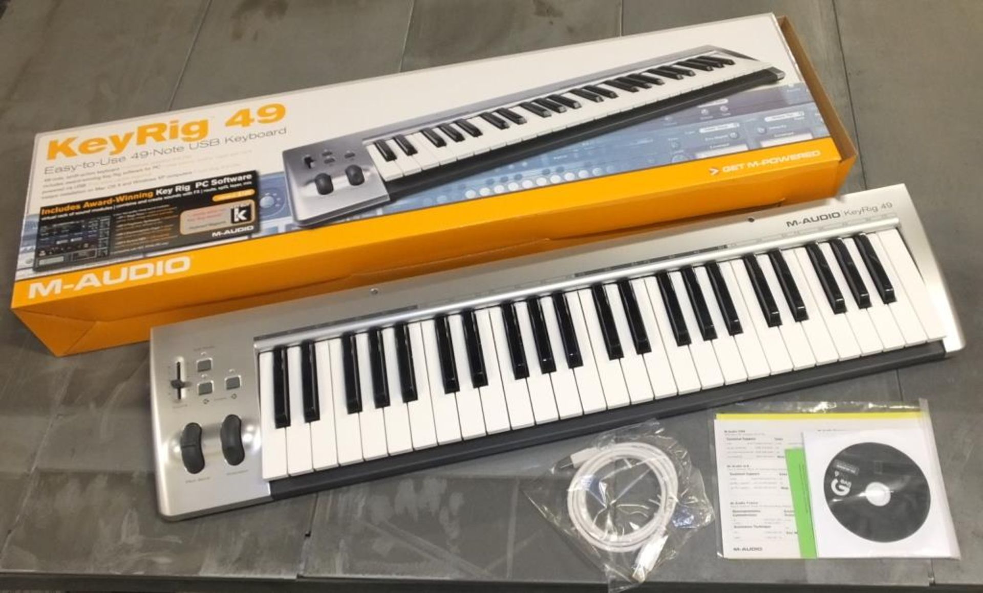 M-Audio KeyRig 49 Synth-Action Keyboard USB