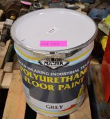 20 litres Grey Polyurethane Floor Paint.