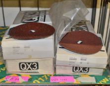8x Boxes QX3 Abrasive Discs - 25 per box.