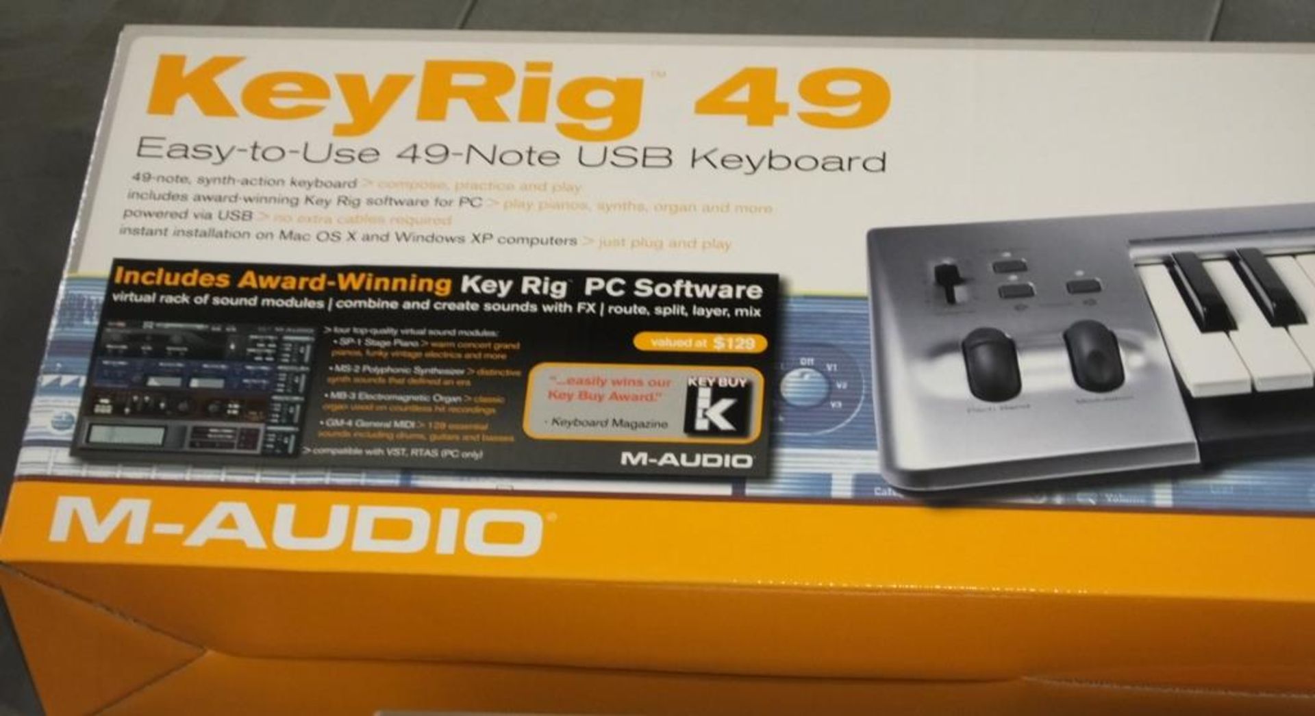 M-Audio KeyRig 49 Synth-Action Keyboard USB - Image 4 of 4