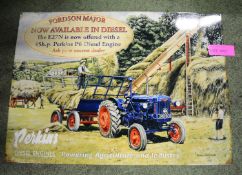 Fordson Major Tin Sign 700x500mm.