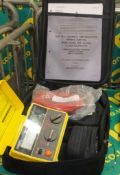 Robin Insulation Continuity Tester KMP 3075DL, cables and carry bag