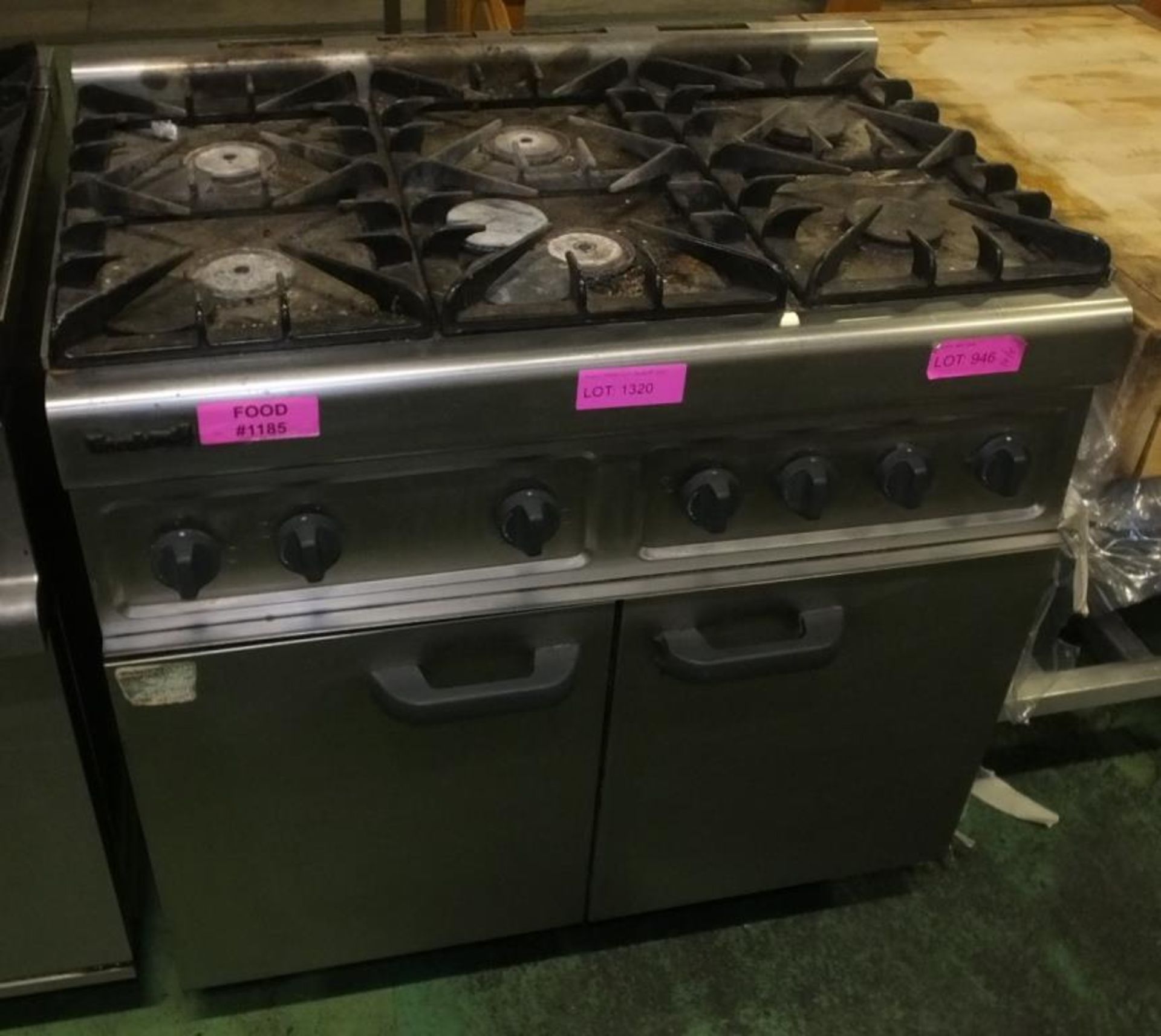 Lincat 6 Range Cooker - Spares or repair.