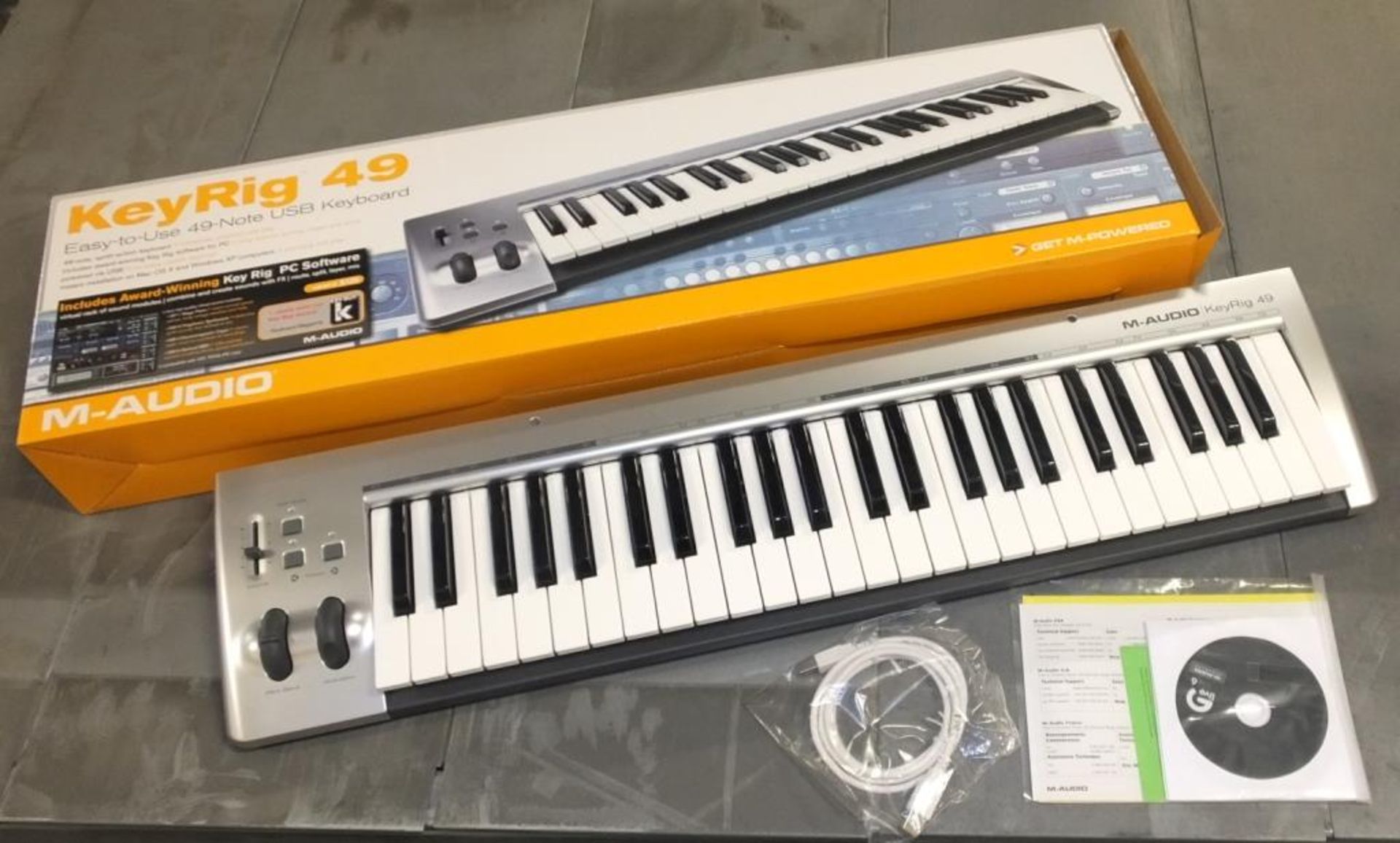 M-Audio KeyRig 49 Synth-Action Keyboard USB