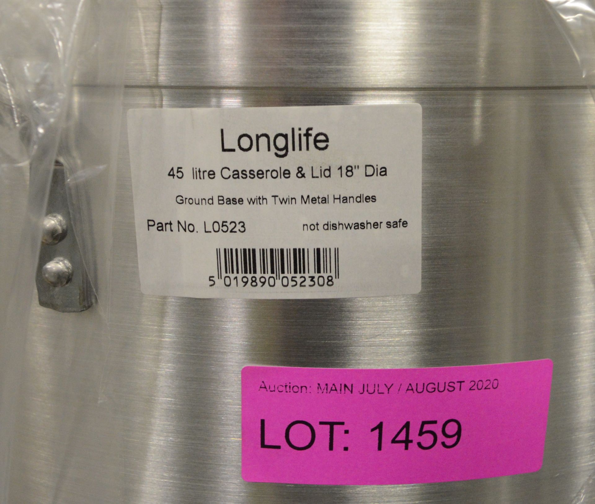 2x Longlife 45 litre Cooking Pots. - Image 2 of 2