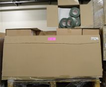 33x Boxes Olive Green Cloth Adhesive Tape - 16 Rolls Per Box.
