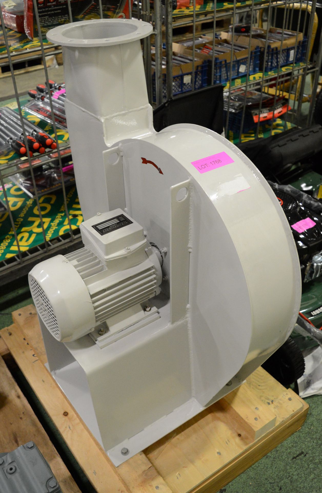 Testfuchs KRP1-403-2-2 2.2kW 500mm Centrifugal Fan.