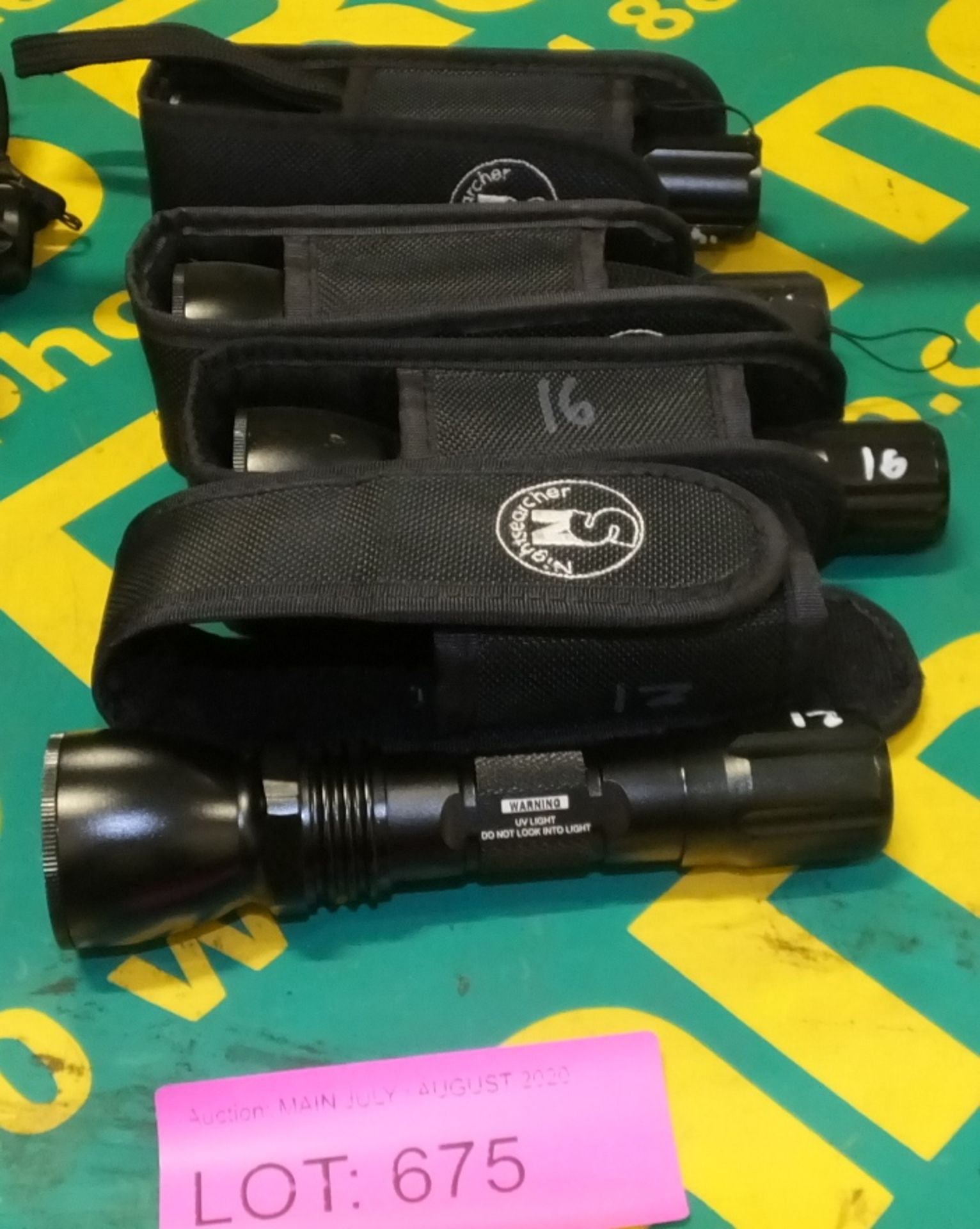 5x NS Nightsearcher Torches - no batteries