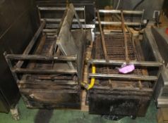 2x Gas Heated Griddles - Spares or repair.