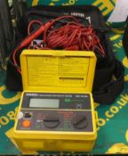 Robin Insulation Continuity Tester KMP 3075DL, cables and carry bag