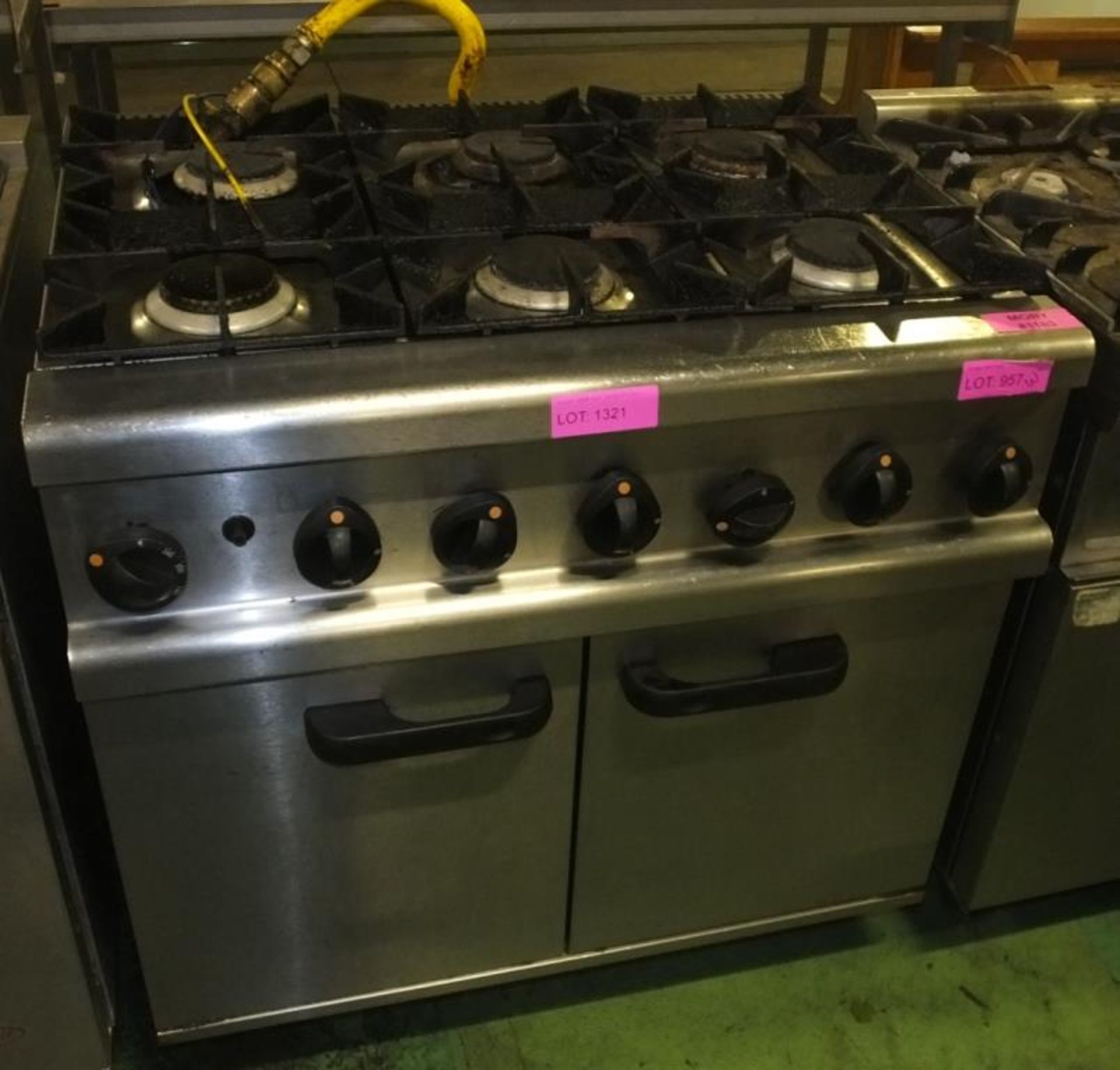 6 Burner Range Cooker - Spares or repair.