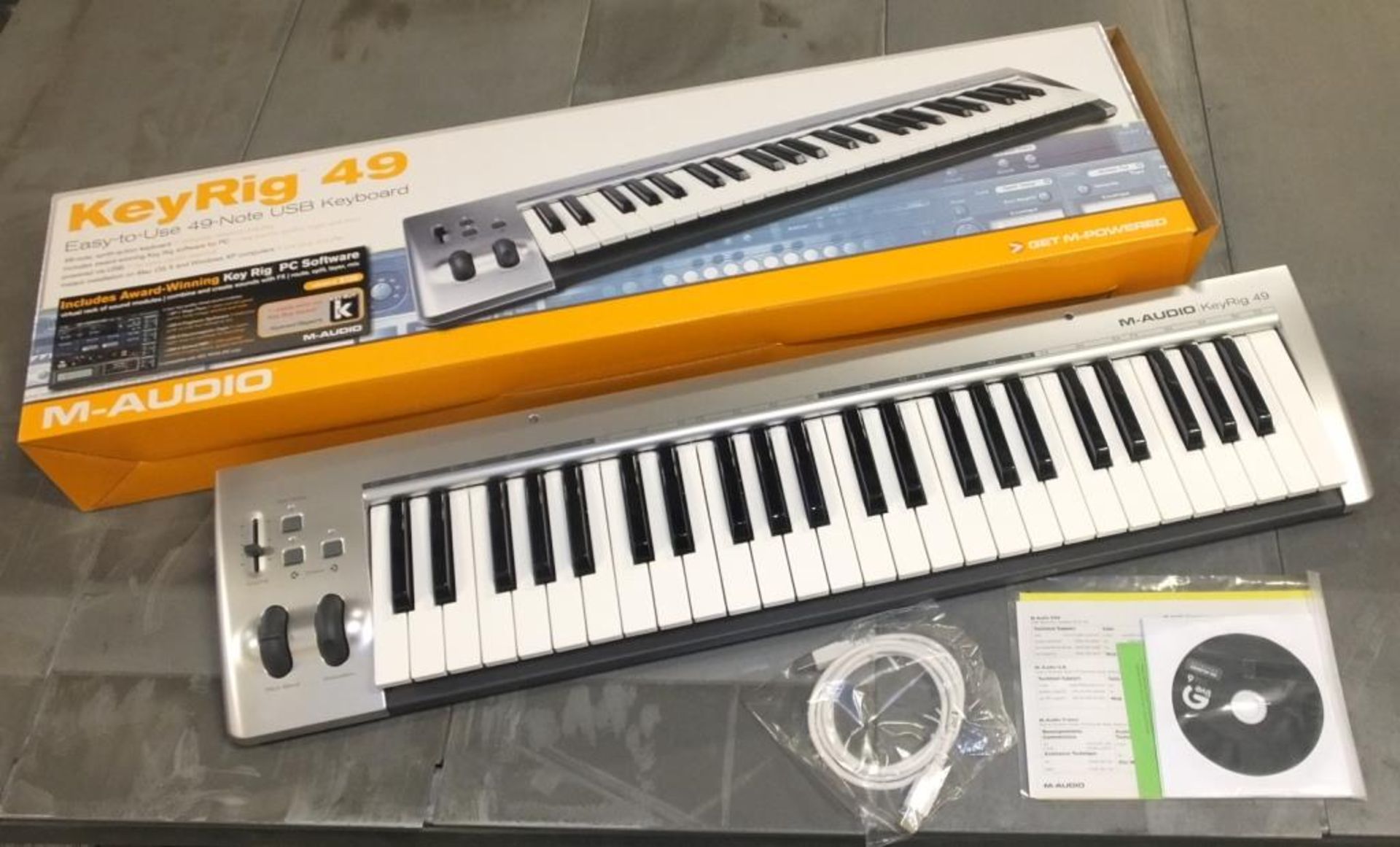 M-Audio KeyRig 49 Synth-Action Keyboard USB