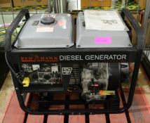 Ex MoD Unused 7.5kVA Diesel Generator 120/240V.