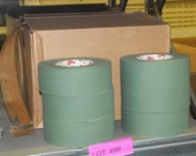 Scapa Olive Green tape - 50mm x 50M - 3302 - 16 per box - 2 boxes