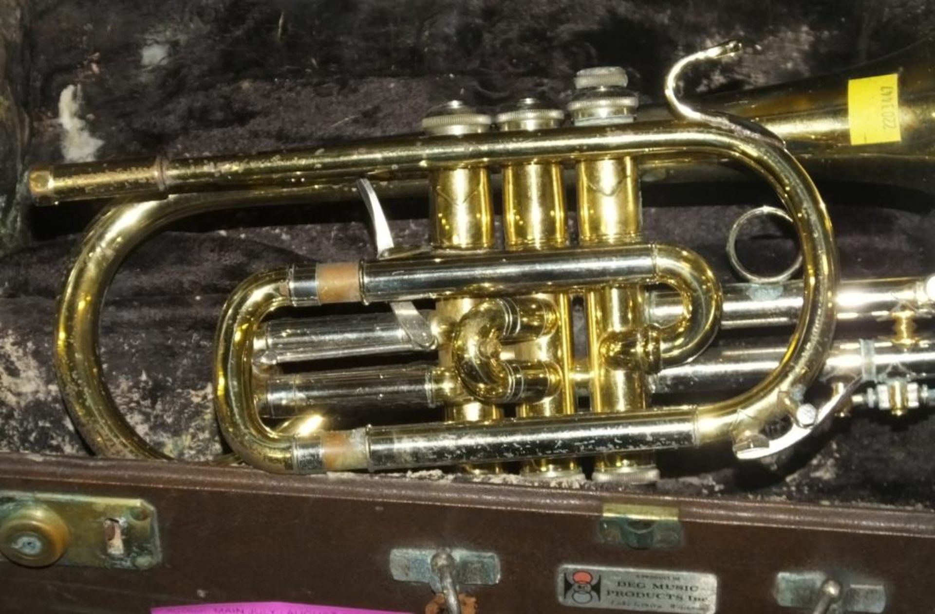 Bach Stradivrius 184 Cornet - Cased in need of repair - Image 2 of 3
