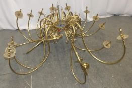 Large Brass Chandelier Light Fittings from Chatham House.