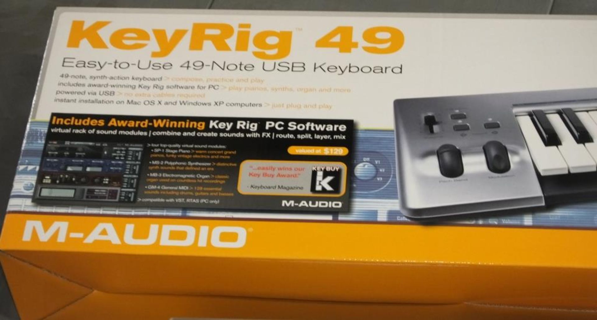 M-Audio KeyRig 49 Synth-Action Keyboard USB - Bild 4 aus 4