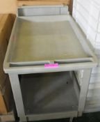 Rubbermaid 4520 Service Cart & Mid Shelf.