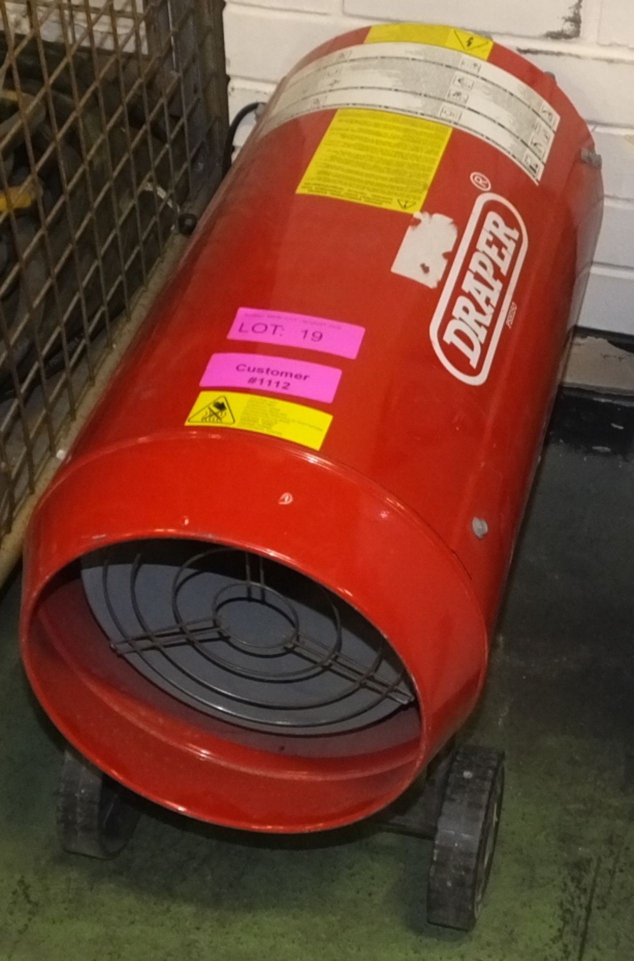 Draper PSH150 mobile space heater