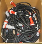 10x Extension Cable Assembly 63A 3-PH IP66/IP67