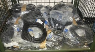 25x Lewden PM16 16amp 2P Electric Extension Cables