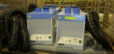 4x Pace Arm-Evac 250 Fume Extractor Units + Accessories