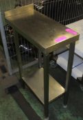 Stainless Steel Table W305 x D600 x H900mm.