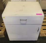 Cabinet 1 Drawer 1 Door L670 x W540 x H820mm.