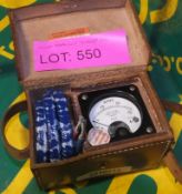 Ammeter Unit with Case