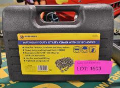 Marksman Heavy Duty 14ft Chain with 5/16" Hooks,