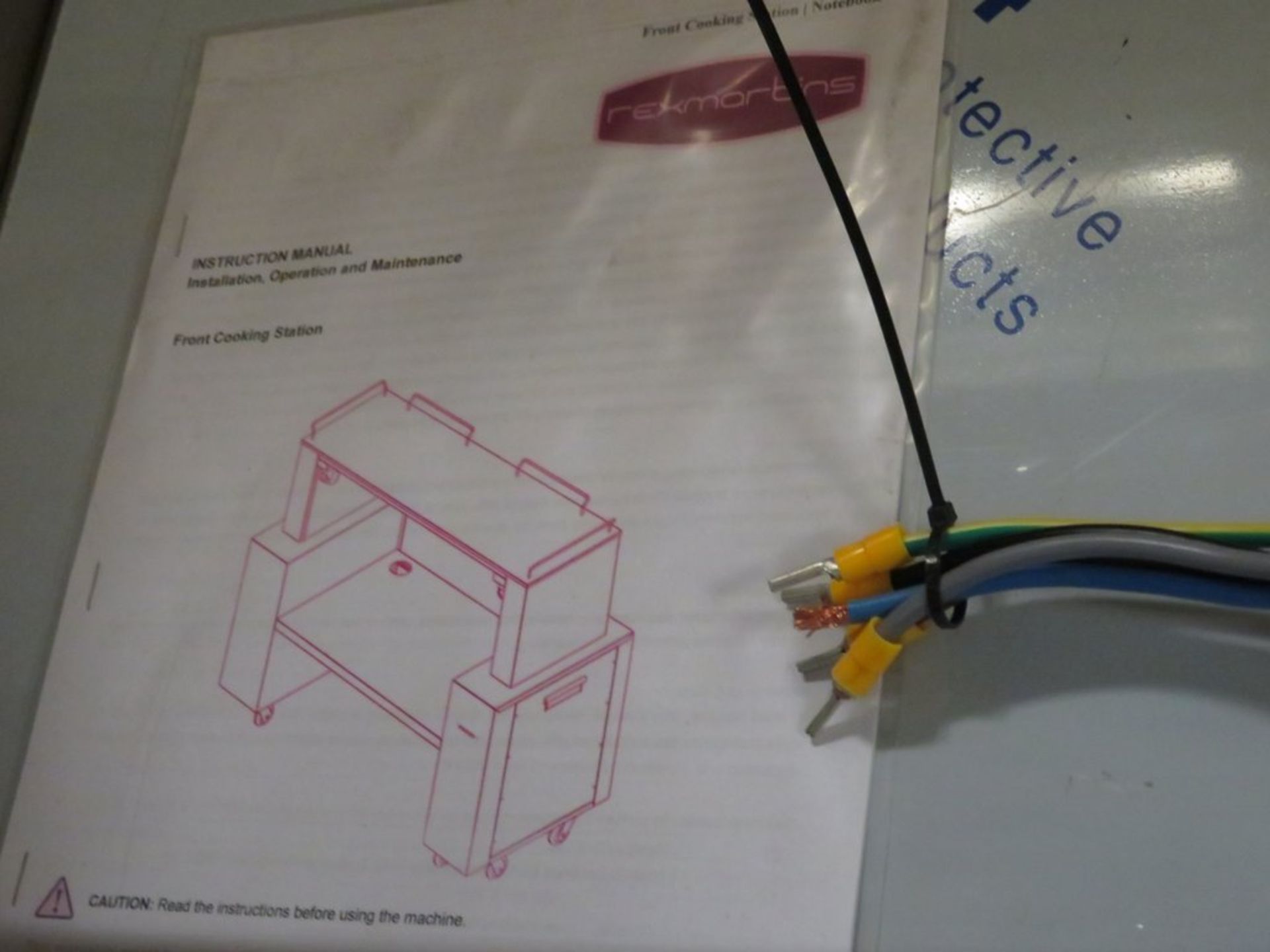 Front cooking station RMBEVFCS-02 with carbon filtration, ideal for show cooking, 3 phase electric, - Image 4 of 6