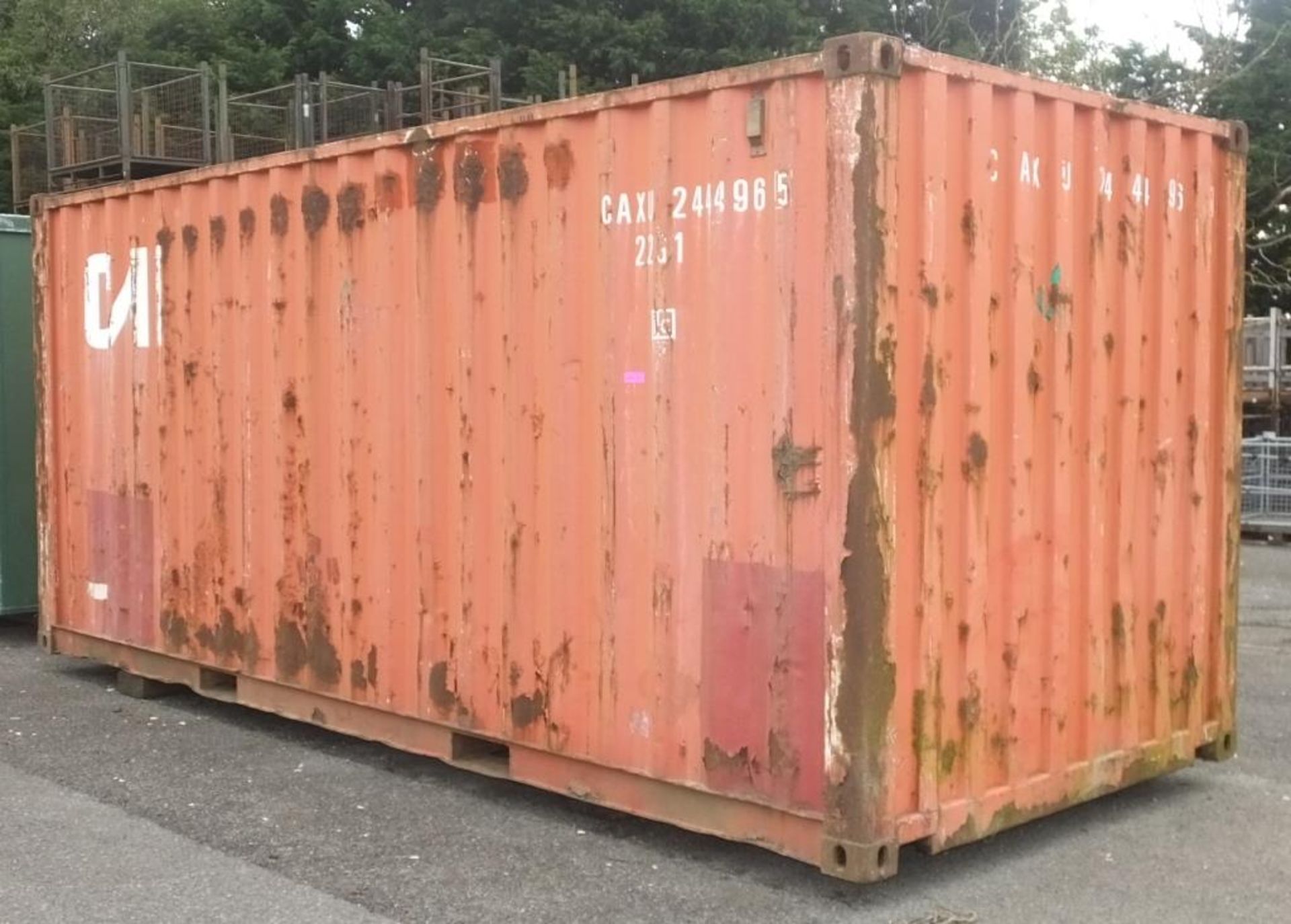 20ft ISO container - LOCATED AT OUR CROFT SITE - Image 2 of 8