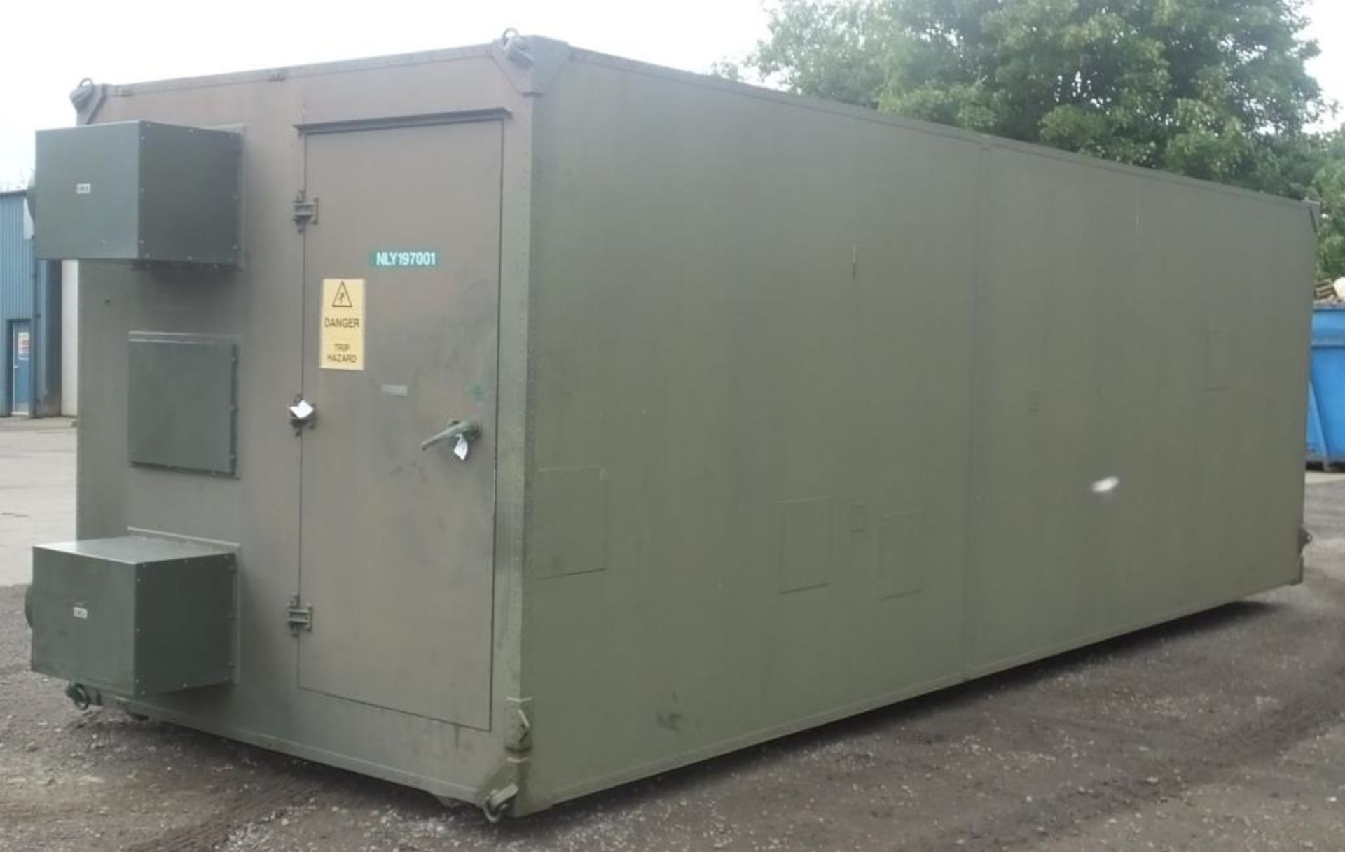 30ft Communication cabin - 19 inch racks, internal doors - LOCATED AT OUR SKEGNESS SITE