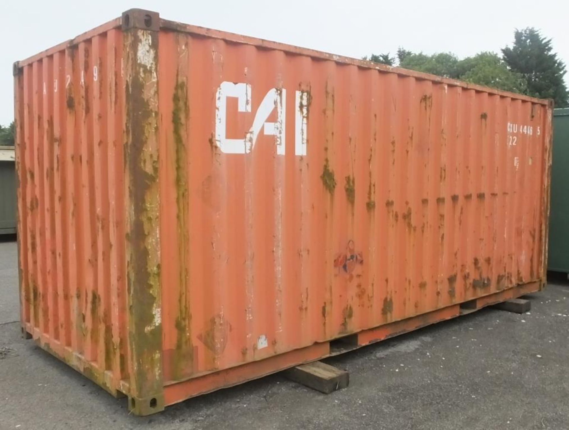 20ft ISO container - LOCATED AT OUR CROFT SITE