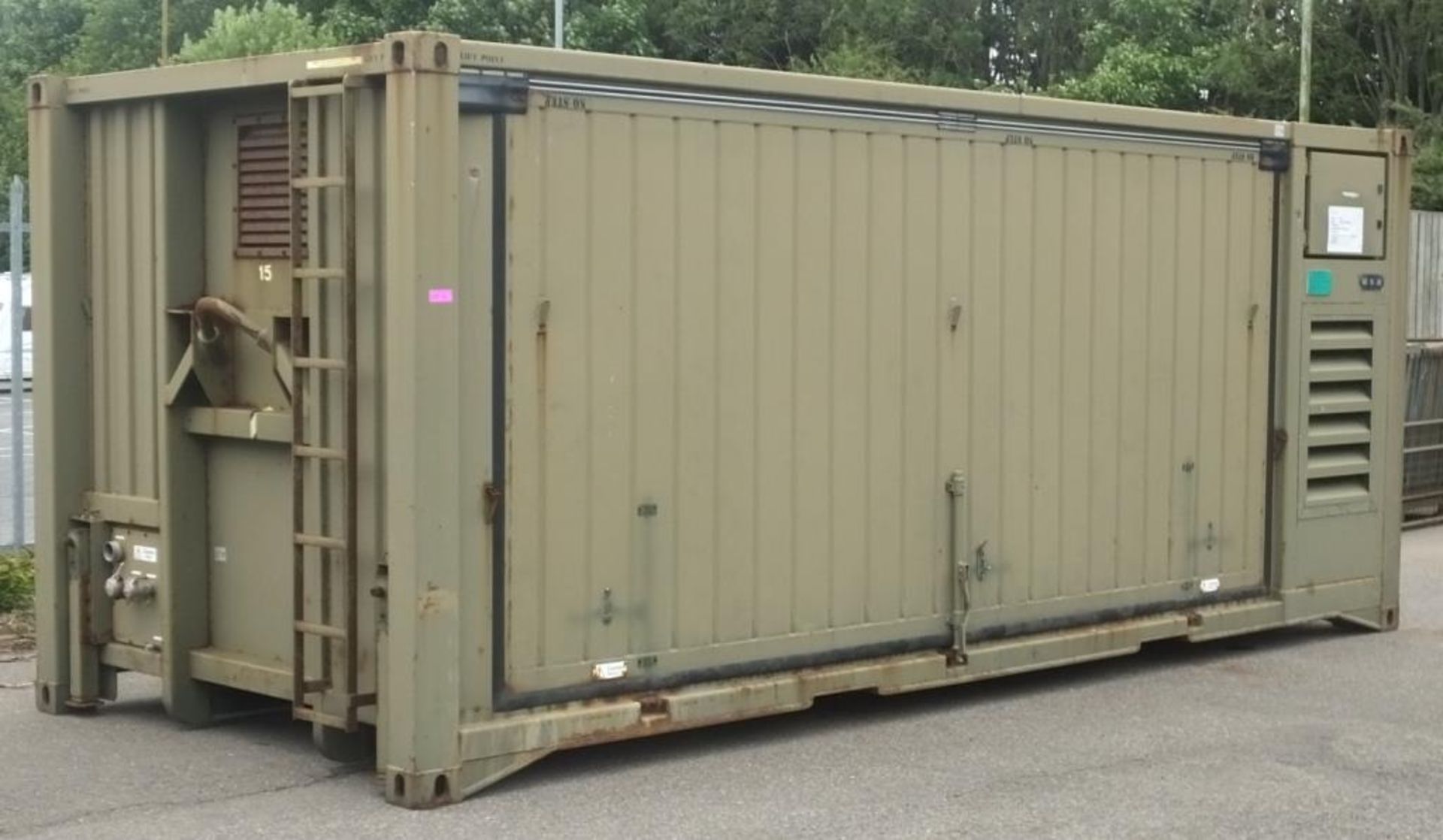 Containerised Transportable Laundry unit - made by G3 System Limited - LOCATED AT OUR CROFT SITE