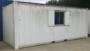 20ft ISO container - ideal for canteen or office - LOCATED AT OUR SKEGNESS SITE