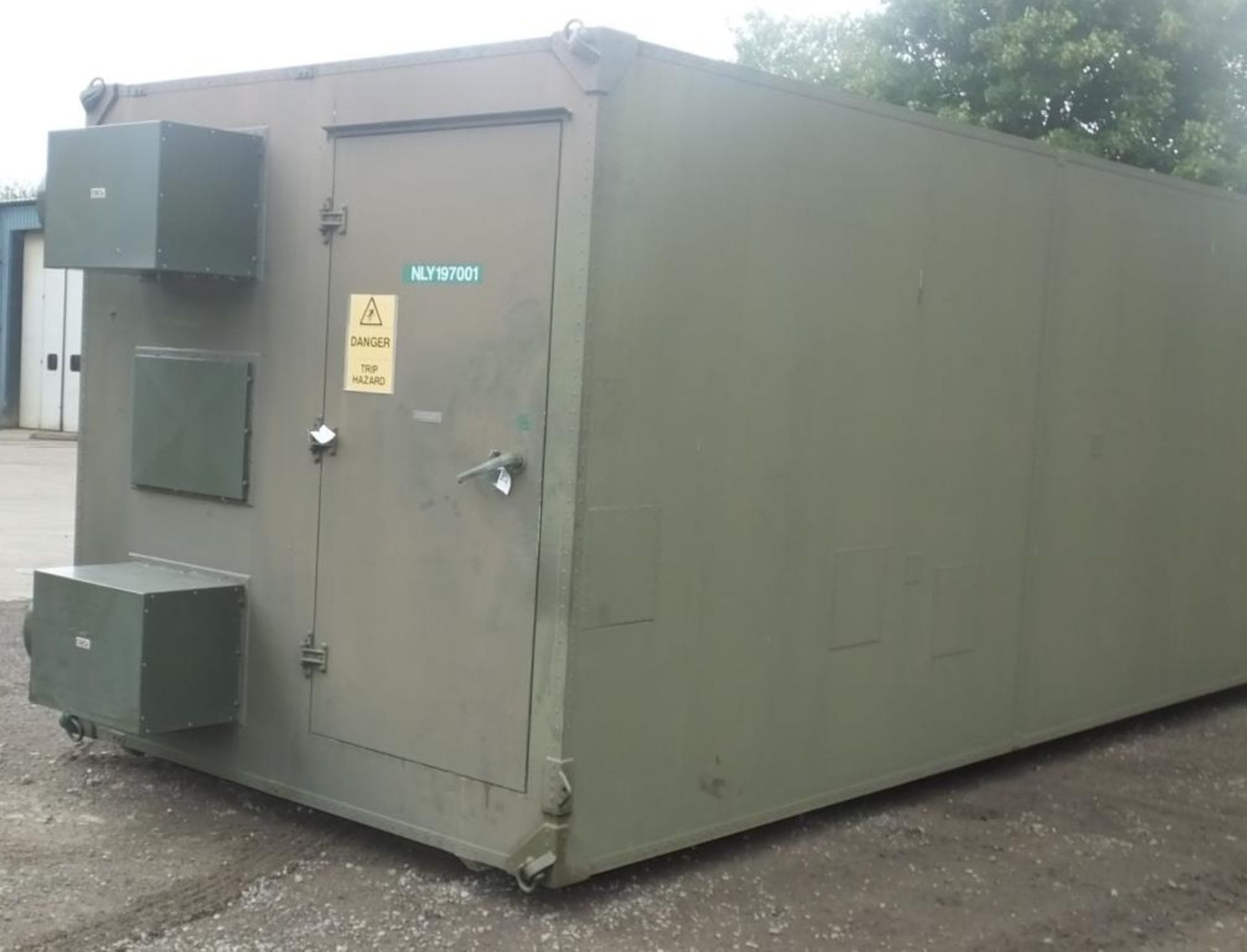 30ft Communication cabin - 19 inch racks, internal doors - LOCATED AT OUR SKEGNESS SITE - Image 2 of 24