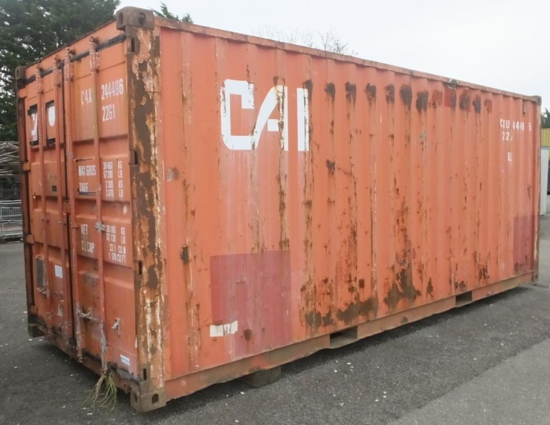 20ft ISO container - LOCATED AT OUR CROFT SITE - Image 3 of 8