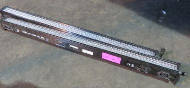 2x Showtec LED Lightbar RGB 8. All working