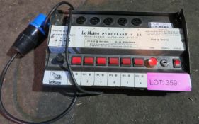 Le Maitre Pyroflash6-24 for spares or repairs