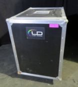 16u shockmount rack case. Very good condition. 68cm depth