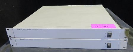 Pair of InterM VDU1123 analogue video distribution units