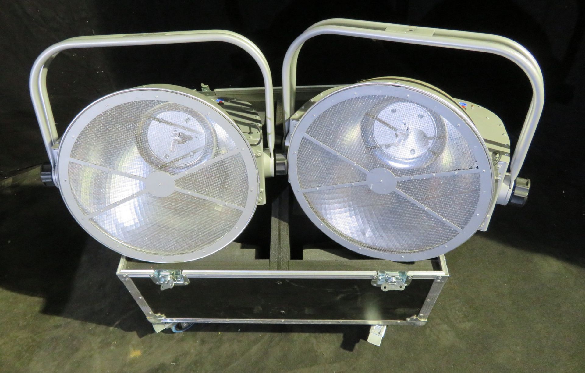 Pair of Showtec Vintage Blaze 55 in twin flightcase. As New - Image 2 of 8