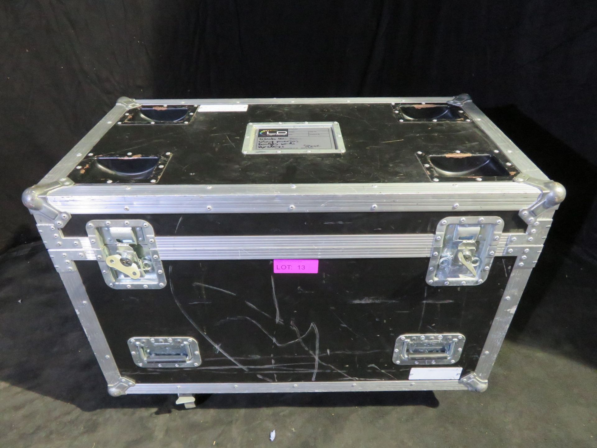 Pair of Martin Rush MH3 beam in twin flightcase - Image 11 of 11